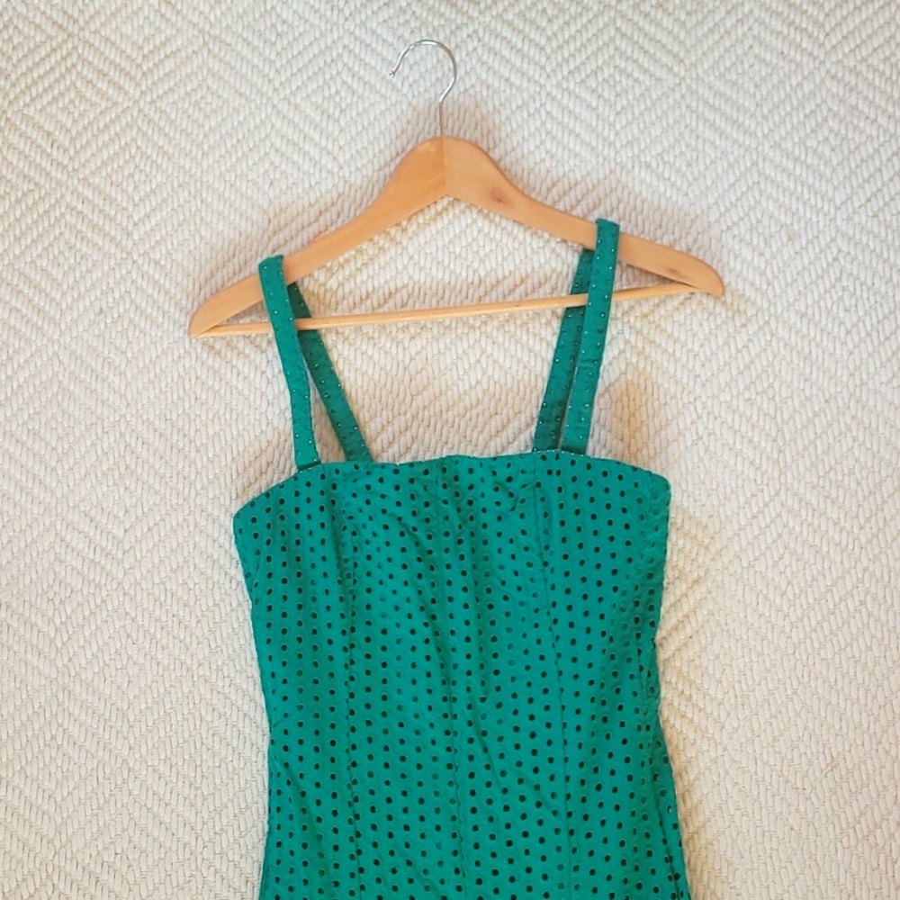 Anthropologie Lelia Eyelet Midi Dress 2P/4 - Picture 4 of 11